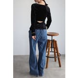 バックオープンベロアプルオーバー 88-004202 | BONJOUR SAGAN | 詳細画像16 