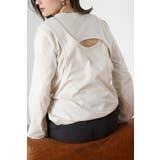 バックカットアウトデザインロンT 88-004211 | BONJOUR SAGAN | 詳細画像7 