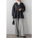 フロントジップペプラムチュニック 88-004223 | BONJOUR SAGAN | 詳細画像7 