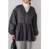 フロントジップペプラムチュニック 88-004223 | BONJOUR SAGAN | 詳細画像13 