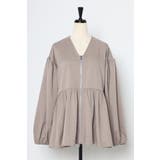 フロントジップペプラムチュニック 88-004223 | BONJOUR SAGAN | 詳細画像27 