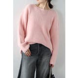 LIGHT-PINK | 前後2WAYシャギーミドルニット 88-004224 | BONJOUR SAGAN