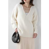 前後2WAYシャギーミドルニット 88-004224 | BONJOUR SAGAN | 詳細画像12 