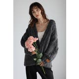 CHARCOAL-GRAY | teddybear shaggy outer | BONJOUR SAGAN