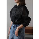 ドットオーガンジーシアーシャツ 88-004227 | BONJOUR SAGAN | 詳細画像3 