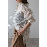 ドットオーガンジーシアーシャツ 88-004227 | BONJOUR SAGAN | 詳細画像14 