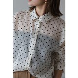 ドットオーガンジーシアーシャツ 88-004227 | BONJOUR SAGAN | 詳細画像18 