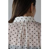 ドットオーガンジーシアーシャツ 88-004227 | BONJOUR SAGAN | 詳細画像20 