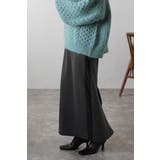 LIGHT-BLACK | 異素材配色タイトスカート 88-004230 | BONJOUR SAGAN