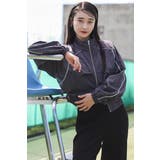 配色パイピングナイロントラックジャケット 88-004231 | BONJOUR SAGAN | 詳細画像7 