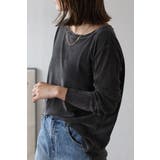 リラックスシアーベロアロンT 88-004232 | BONJOUR SAGAN | 詳細画像12 