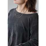 リラックスシアーベロアロンT 88-004232 | BONJOUR SAGAN | 詳細画像16 