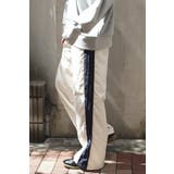 ECRU | 裾ドロストサイドラインナイロンパンツ 88-004233 | BONJOUR SAGAN