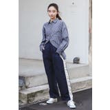 裾ドロストサイドラインナイロンパンツ 88-004233 | BONJOUR SAGAN | 詳細画像17 