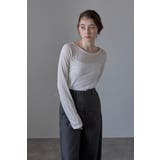 OFF-WHITE | long sleeve sheer | BONJOUR SAGAN