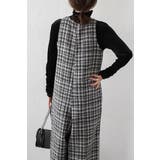 チェックツイードAラインオールインワン 88-004242 | BONJOUR SAGAN | 詳細画像5 