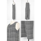 チェックツイードAラインオールインワン 88-004242 | BONJOUR SAGAN | 詳細画像17 