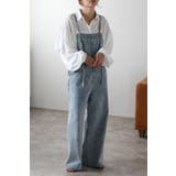 ストラップデザインデニムサロペット 88-004243 | BONJOUR SAGAN | 詳細画像1 