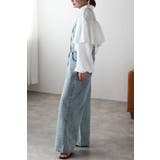 ストラップデザインデニムサロペット 88-004243 | BONJOUR SAGAN | 詳細画像3 