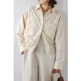 IVORY | 裾ギャザーナイロンミドルシャツジャケット 88-004245 | BONJOUR SAGAN