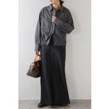 裾ギャザーナイロンミドルシャツジャケット 88-004245 | BONJOUR SAGAN | 詳細画像1 