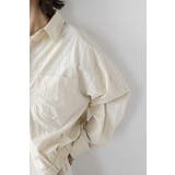 裾ギャザーナイロンミドルシャツジャケット 88-004245 | BONJOUR SAGAN | 詳細画像12 