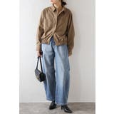 裾ギャザーナイロンミドルシャツジャケット 88-004245 | BONJOUR SAGAN | 詳細画像17 