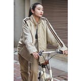BEIGE | グロッシーナイロンタフタブルゾン 88-004248 | BONJOUR SAGAN