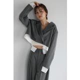 DARK-GRAY | layered design short | BONJOUR SAGAN