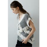 fringe design knit | BONJOUR SAGAN | 詳細画像1 