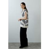fringe design knit | BONJOUR SAGAN | 詳細画像9 