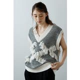fringe design knit | BONJOUR SAGAN | 詳細画像14 
