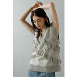 fringe design knit | BONJOUR SAGAN | 詳細画像23 