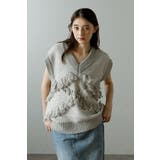 fringe design knit | BONJOUR SAGAN | 詳細画像27 