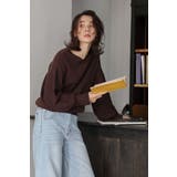 前後2WAYボリュームスリーブ裾タック静電気防止ニット 88-004265 | BONJOUR SAGAN | 詳細画像1 