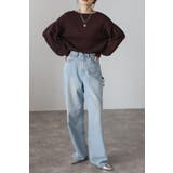 前後2WAYボリュームスリーブ裾タック静電気防止ニット 88-004265 | BONJOUR SAGAN | 詳細画像4 