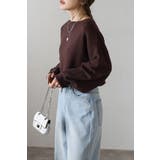 前後2WAYボリュームスリーブ裾タック静電気防止ニット 88-004265 | BONJOUR SAGAN | 詳細画像5 