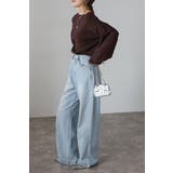 前後2WAYボリュームスリーブ裾タック静電気防止ニット 88-004265 | BONJOUR SAGAN | 詳細画像6 