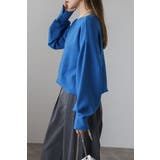 前後2WAYボリュームスリーブ裾タック静電気防止ニット 88-004265 | BONJOUR SAGAN | 詳細画像10 