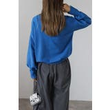 前後2WAYボリュームスリーブ裾タック静電気防止ニット 88-004265 | BONJOUR SAGAN | 詳細画像12 