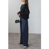 前後2WAYボリュームスリーブ裾タック静電気防止ニット 88-004265 | BONJOUR SAGAN | 詳細画像22 