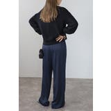 前後2WAYボリュームスリーブ裾タック静電気防止ニット 88-004265 | BONJOUR SAGAN | 詳細画像24 