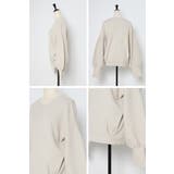 前後2WAYボリュームスリーブ裾タック静電気防止ニット 88-004265 | BONJOUR SAGAN | 詳細画像34 