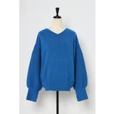 前後2WAYボリュームスリーブ裾タック静電気防止ニット 88-004265 | BONJOUR SAGAN | 詳細画像38 