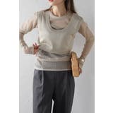 BEIGE | メタリックシアーニットセット 88-004272 | BONJOUR SAGAN