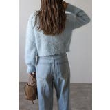 前後2WAYシャギークルーネックカーディガン 88-004275 | BONJOUR SAGAN | 詳細画像2 