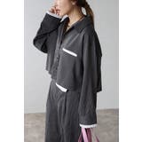 ピンストライプジェットポケットクロップドシャツ 88-004277 | BONJOUR SAGAN | 詳細画像3 