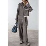 ピンストライプジェットポケットクロップドシャツ 88-004277 | BONJOUR SAGAN | 詳細画像7 