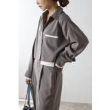 ピンストライプジェットポケットクロップドシャツ 88-004277 | BONJOUR SAGAN | 詳細画像8 