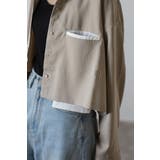 ピンストライプジェットポケットクロップドシャツ 88-004277 | BONJOUR SAGAN | 詳細画像22 